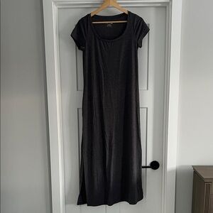 Classic Grey Maxi Dress - 114
